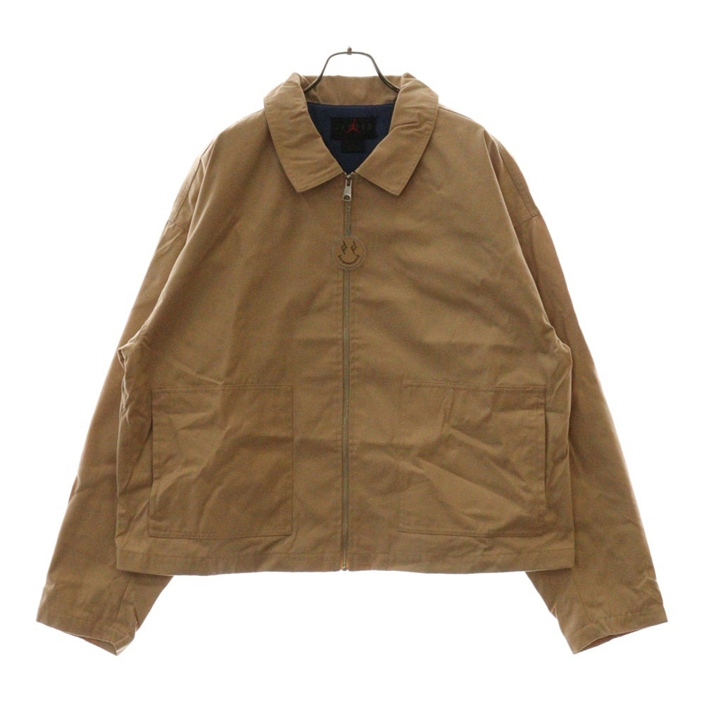NIKE(ナイキ) JORDAN BRAND M J JB WVN JKT ジョーダン ブランド バルビン ウーブン ジップアップ ジャケット ベージュ FJ6135-296