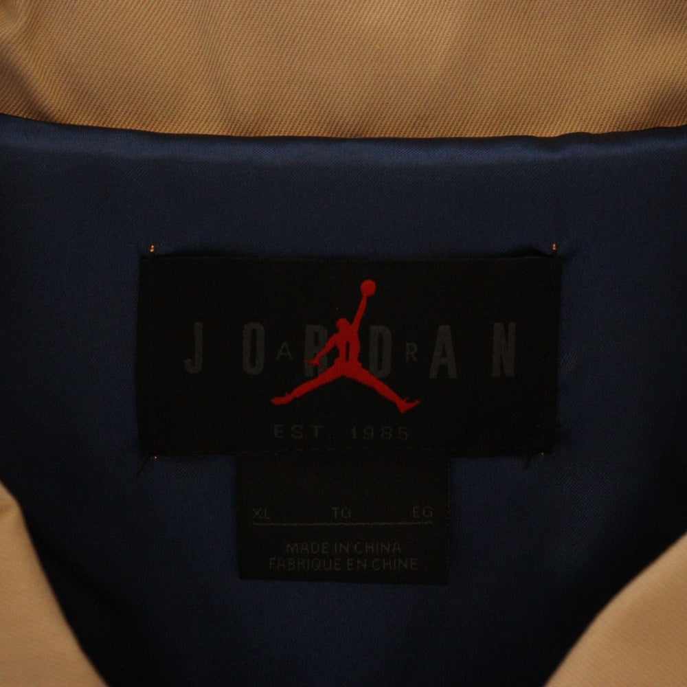 NIKE(ナイキ) JORDAN BRAND M J JB WVN JKT ジョーダン ブランド バルビン ウーブン ジップアップ ジャケット ベージュ FJ6135-296