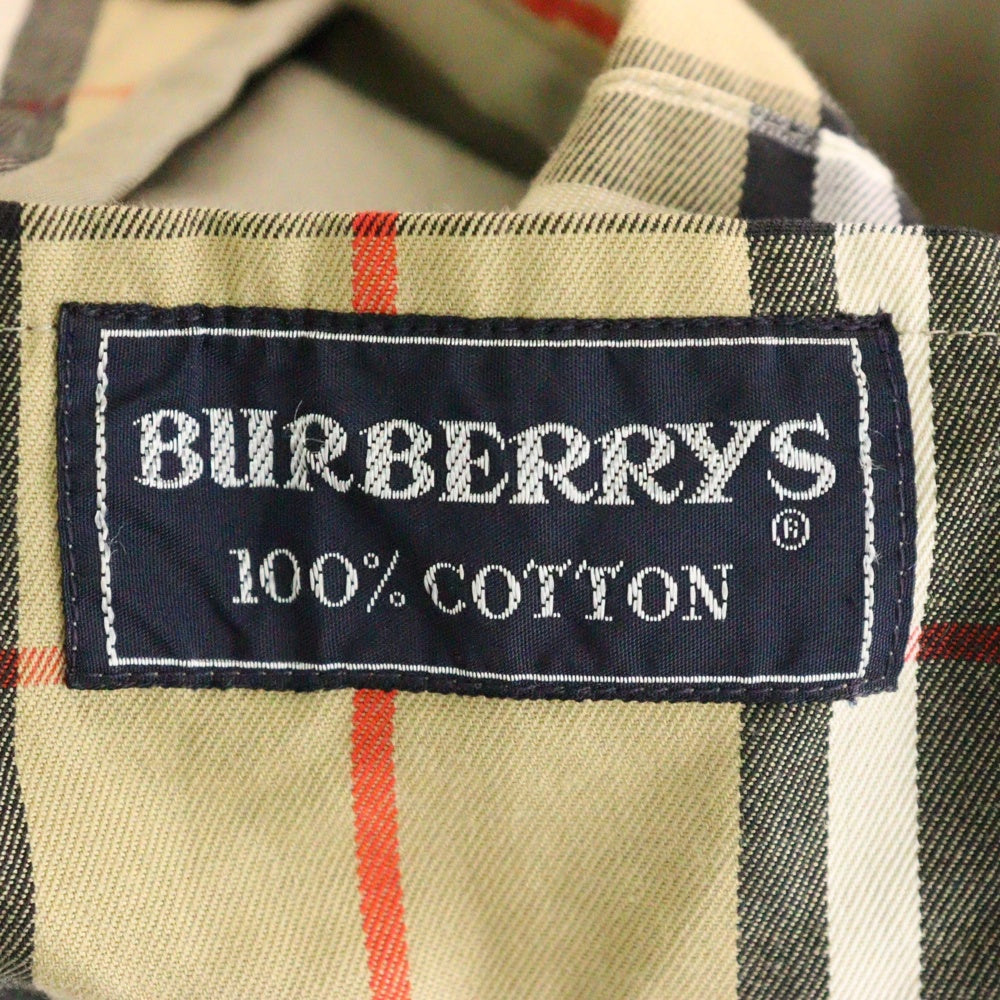 BURBERRYS(バーバリーズ) 80S ロング トレンチコート 裏地ノヴァチェック ベージュ