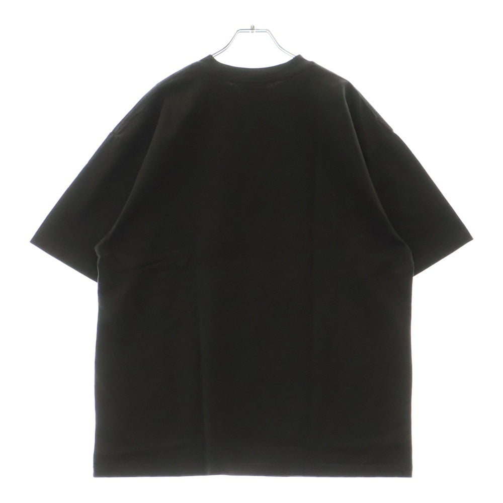 LFYT(エルエフワイティー) ×グラップラー刃牙 VS TEE バキ 範馬勇次郎 花山薫 グラフィックプリント 半袖Tシャツ カットソー ブラック LE230155