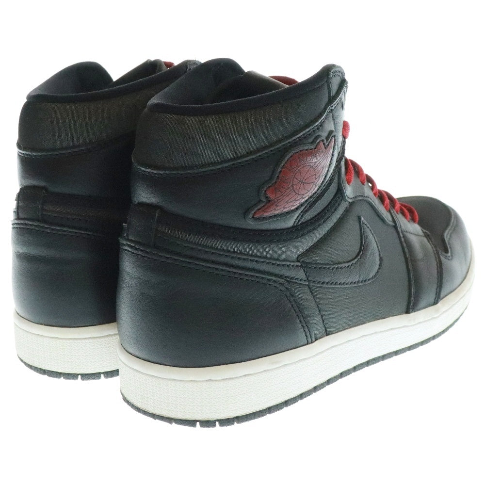 NIKE(ナイキ) AIR JORDAN 1 RETRO HIGH OG BLACK GYM RED エアジョーダン1 レトロ ブラック ジムレッド ハイカットスニーカー US9/27cm 555088-060
