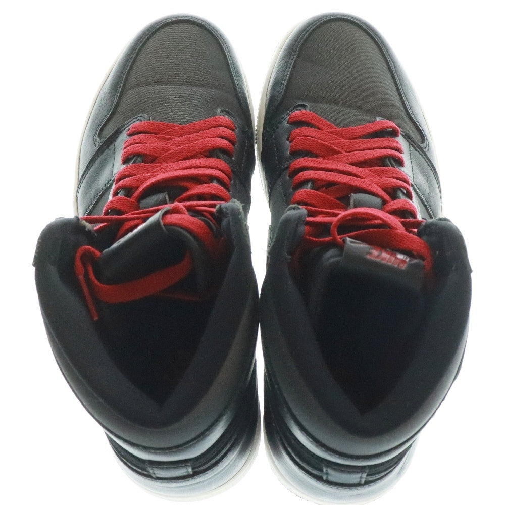 NIKE(ナイキ) AIR JORDAN 1 RETRO HIGH OG BLACK GYM RED エアジョーダン1 レトロ ブラック ジムレッド ハイカットスニーカー US9/27cm 555088-060