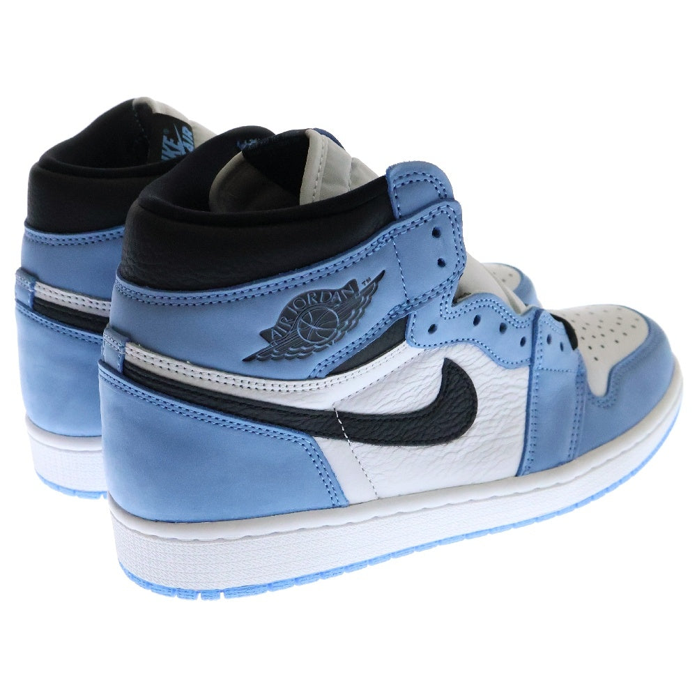 NIKE(ナイキ) AIR JORDAN 1 RETRO HIGH OG UNIVERSITY BLUE エアジョーダン1 ユニバーシティブルー ハイカットスニーカー ブルー US9/27cm 555088-134