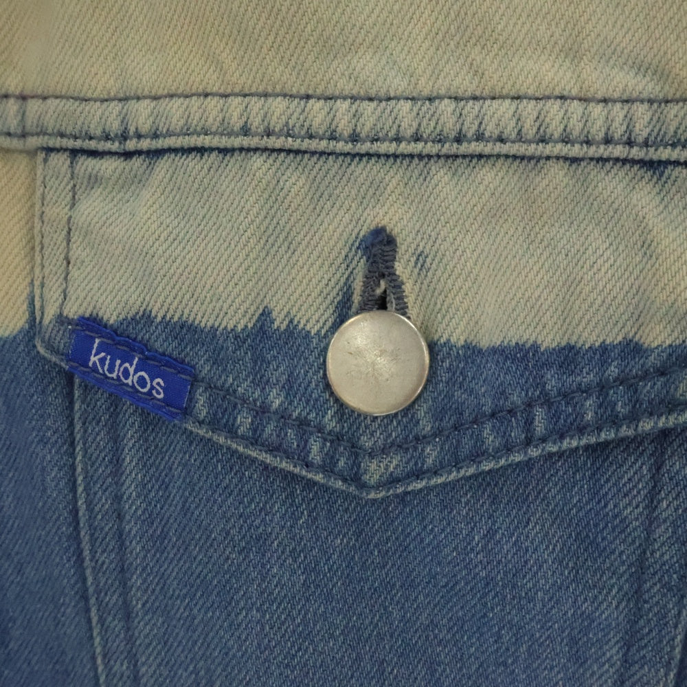 kudos(クードス) 19SS LINED DENIM JACKET ラインデニムジャケット ブルー KJ19XX01