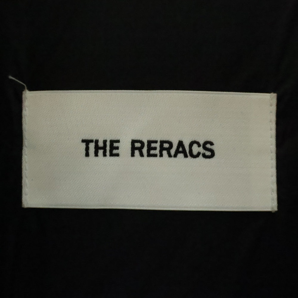 THE RERACS(ザ リラクス) 21AW フェイクレザー パテッド モンスターパーカー ジャケット ブラック