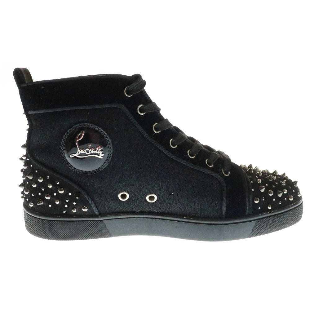 CHRISTIAN LOUBOUTIN(クリスチャンルブタン) LOUIS SPIKE ルイス スパイク スタッズ ハイカット レザー スニーカー ブラック