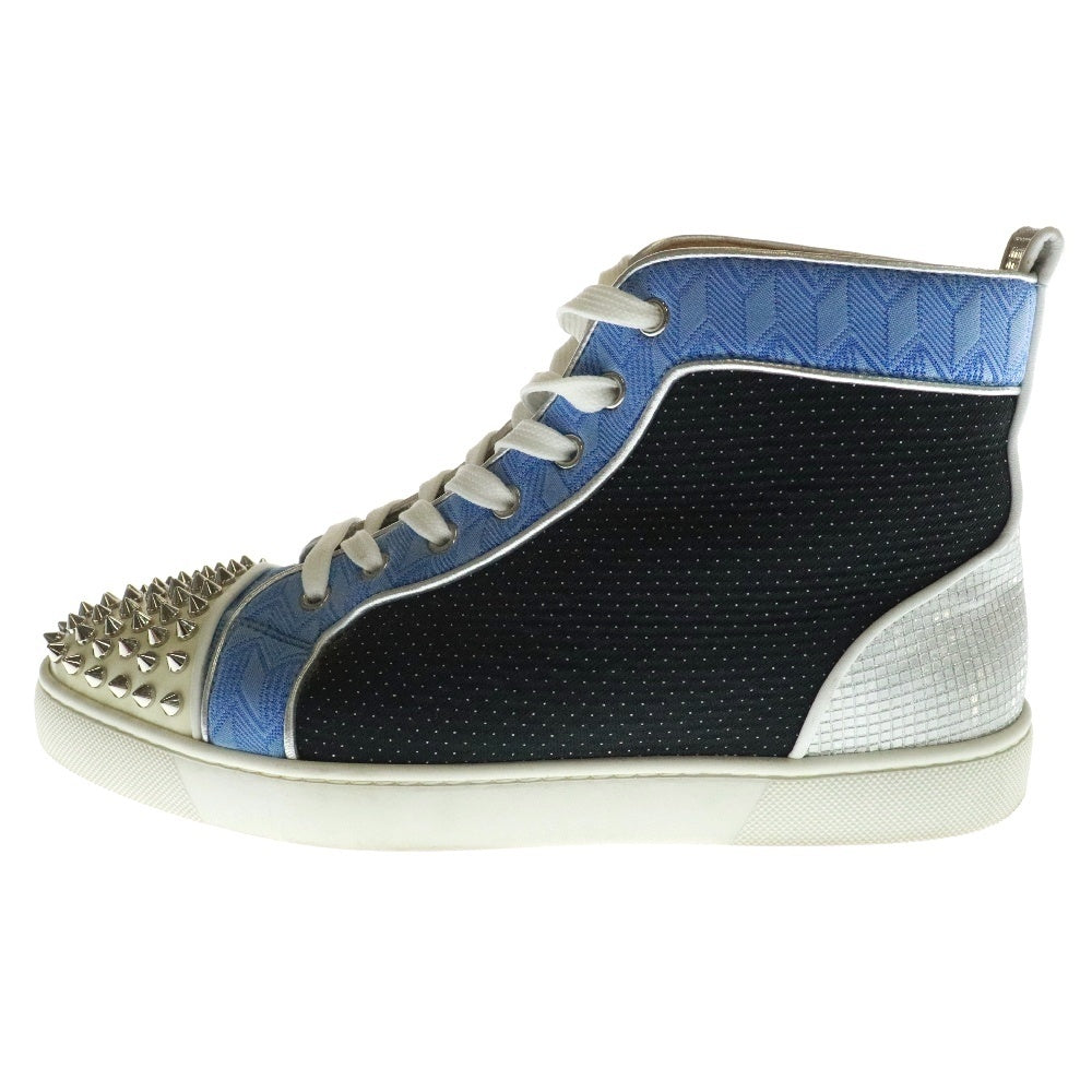 CHRISTIAN LOUBOUTIN(クリスチャンルブタン) LOUIS SPIKE ルイス スパイク スタッズ ハイカット レザー スニーカー マルチ