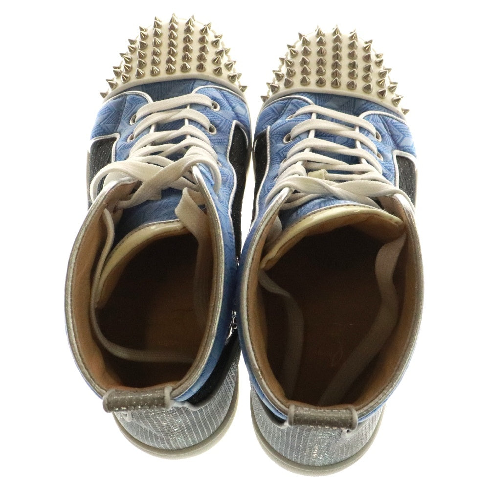 CHRISTIAN LOUBOUTIN(クリスチャンルブタン) LOUIS SPIKE ルイス スパイク スタッズ ハイカット レザー スニーカー マルチ