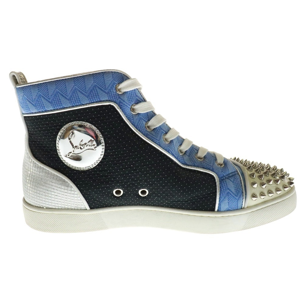 CHRISTIAN LOUBOUTIN(クリスチャンルブタン) LOUIS SPIKE ルイス スパイク スタッズ ハイカット レザー スニーカー マルチ