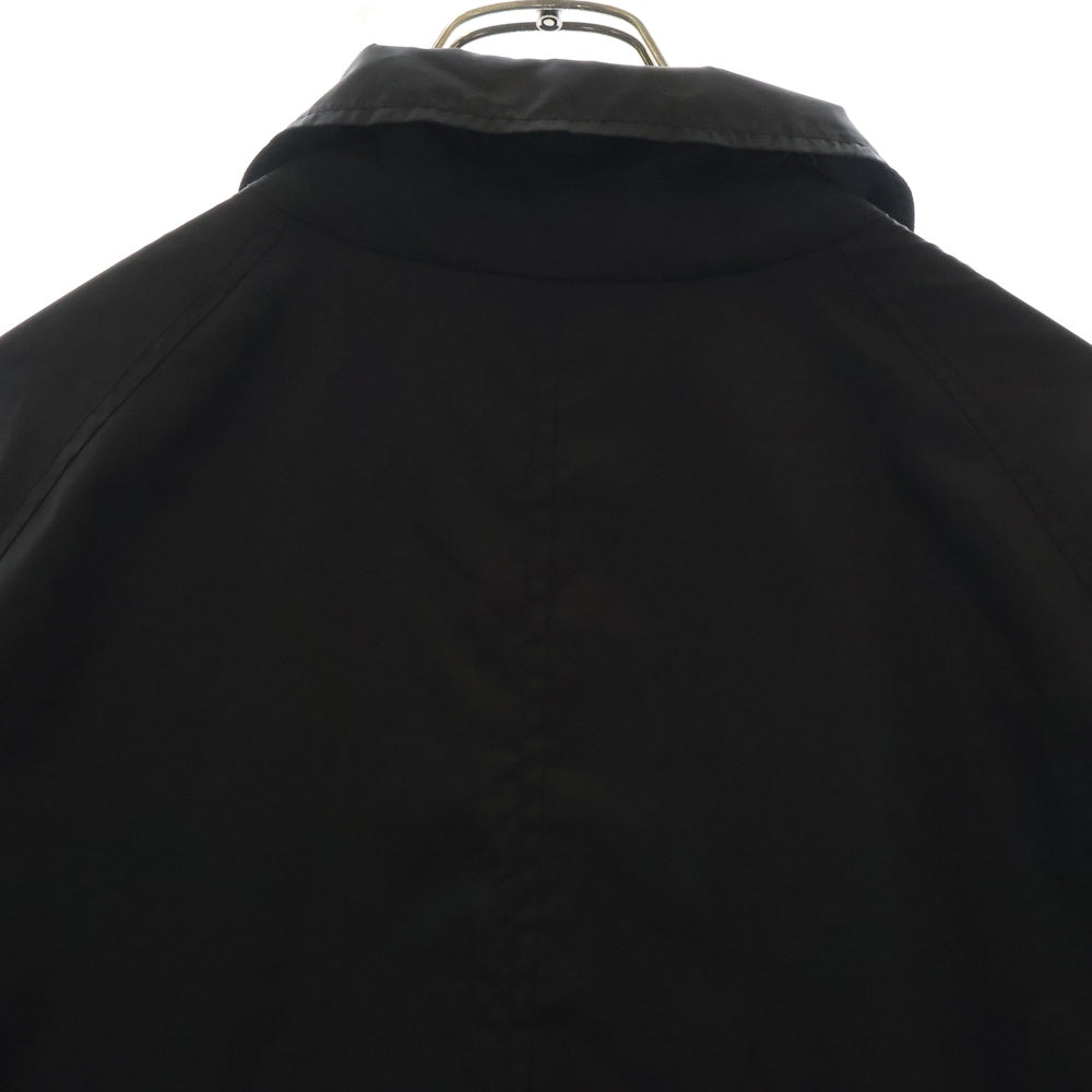 BALENCIAGA(バレンシアガ) ロゴタグ付き オーバーサイズポリエステルロングコート ブラック 572377 TED14