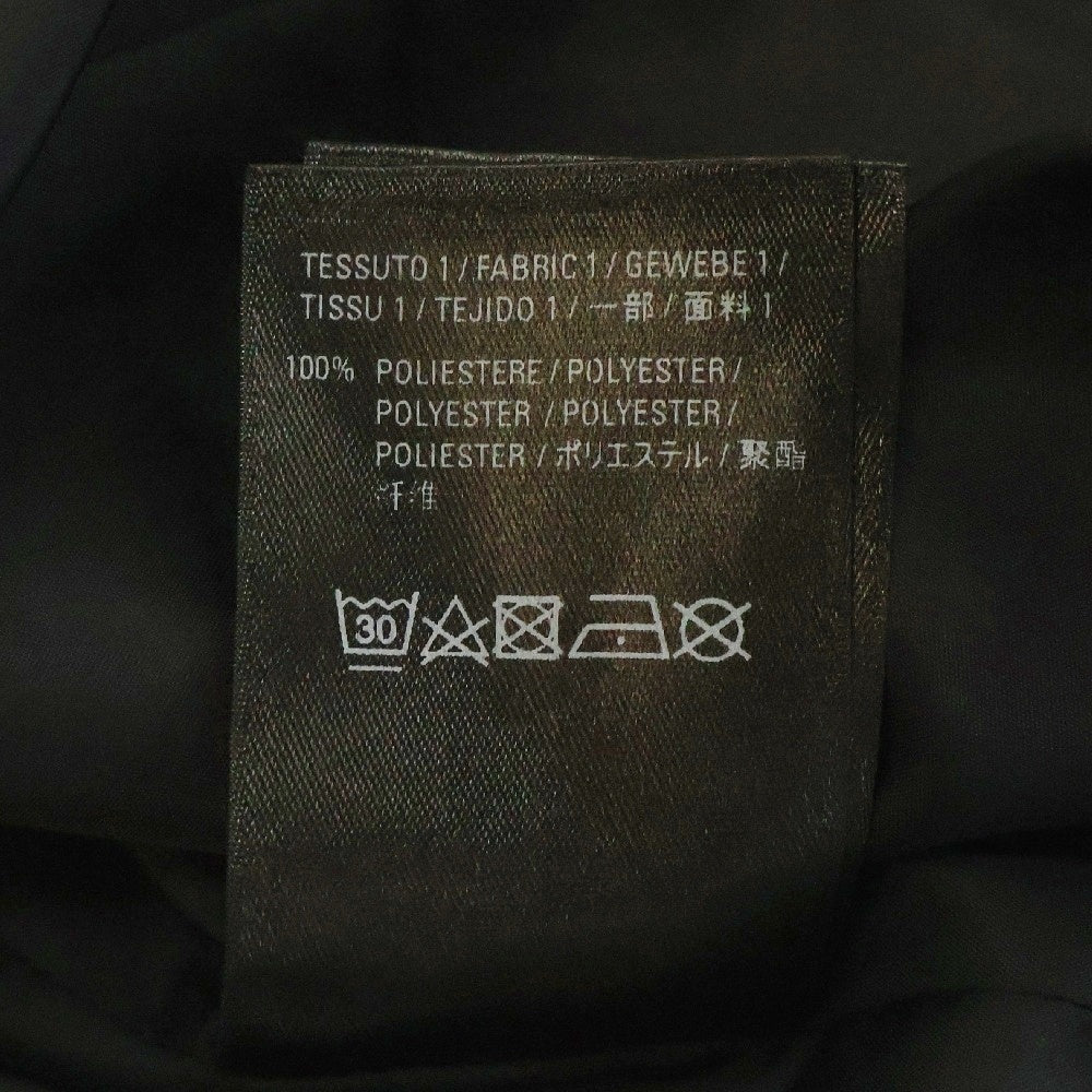BALENCIAGA(バレンシアガ) ロゴタグ付き オーバーサイズポリエステルロングコート ブラック 572377 TED14