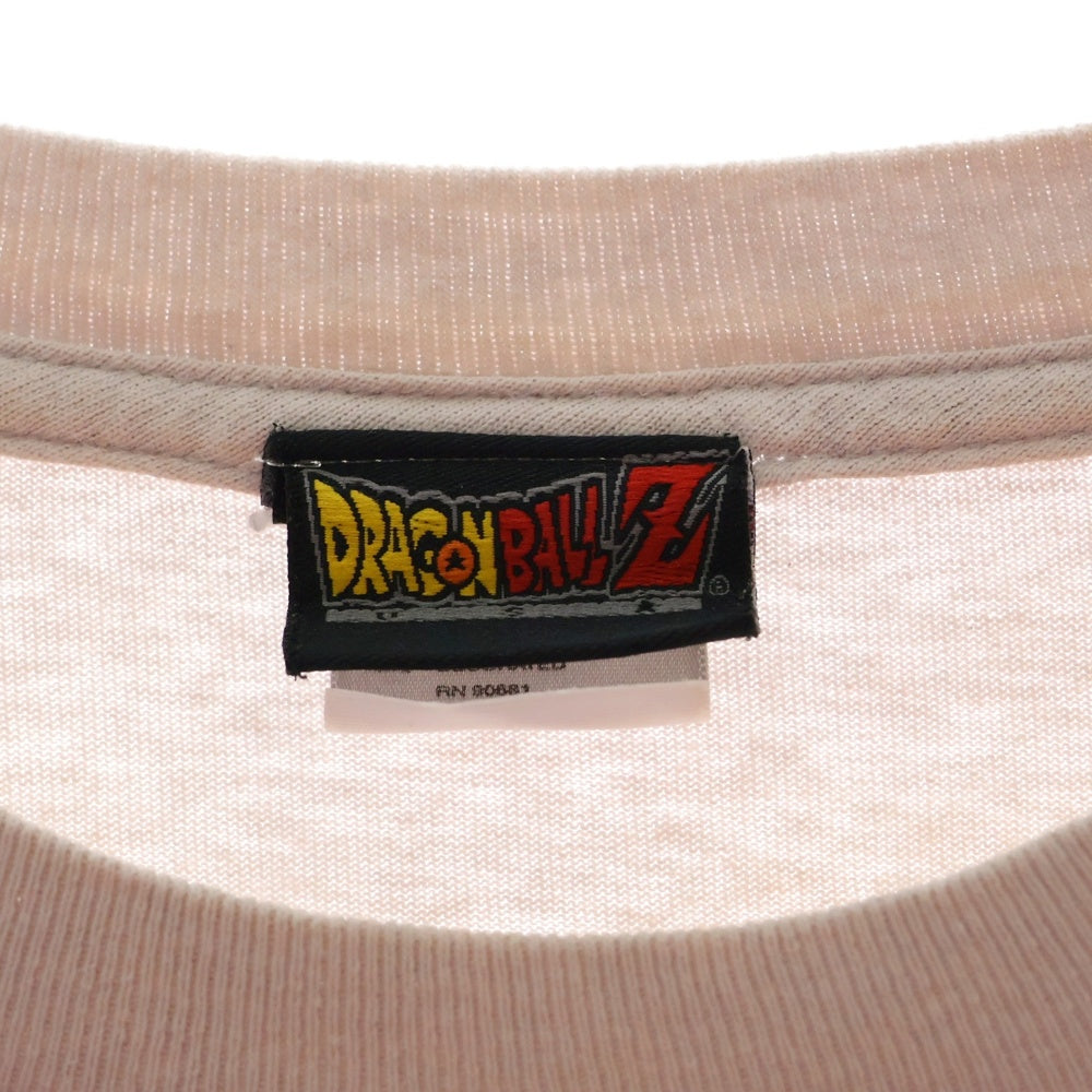 VINTAGE(ヴィンテージ) 00S VINTAGE DRAGONBALL Z TEE ヴィンテージ ドラゴンボールゼット 孫悟空 ベジータ ゴジータ 両面プリントTシャツ 半袖クルーネックカットソー アイボリー