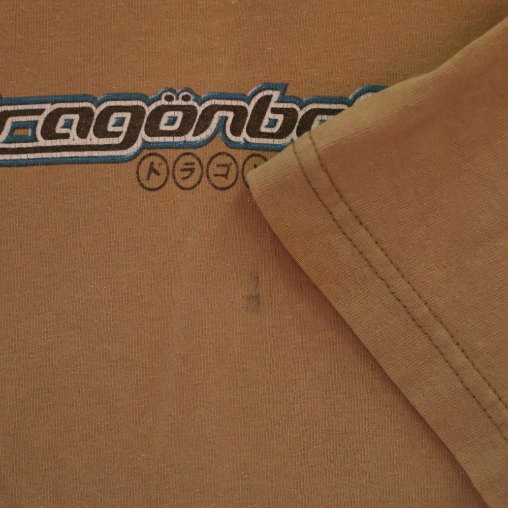 VINTAGE(ヴィンテージ) 00S VINTAGE DRAGONBALL Z TEE ヴィンテージ ドラゴンボールゼット 孫悟空 ベジータ ゴジータ 両面プリントTシャツ 半袖クルーネックカットソー ベージュ