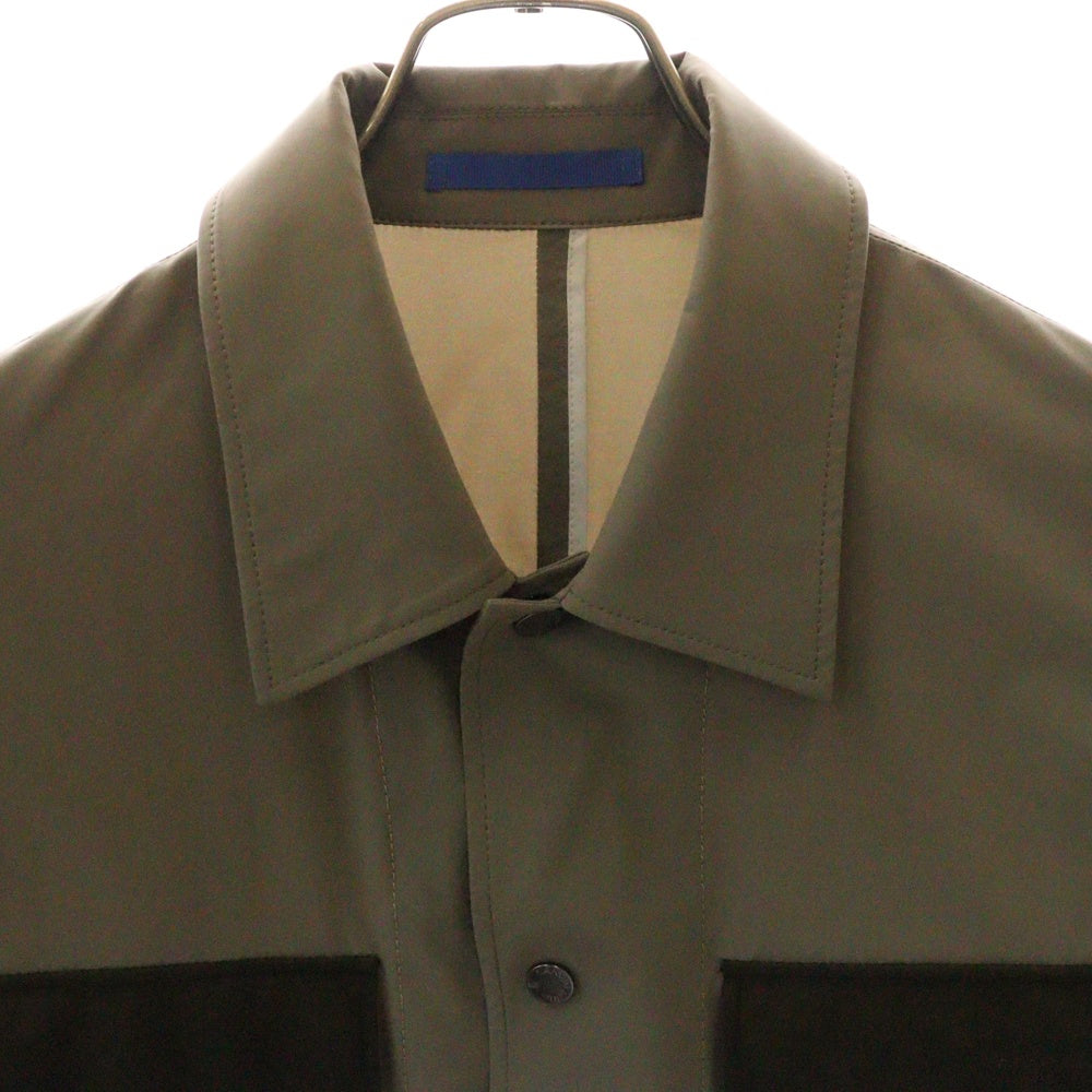 LANVIN(ランバン) ポリエステルポケット切り替えジャケット ベージュ