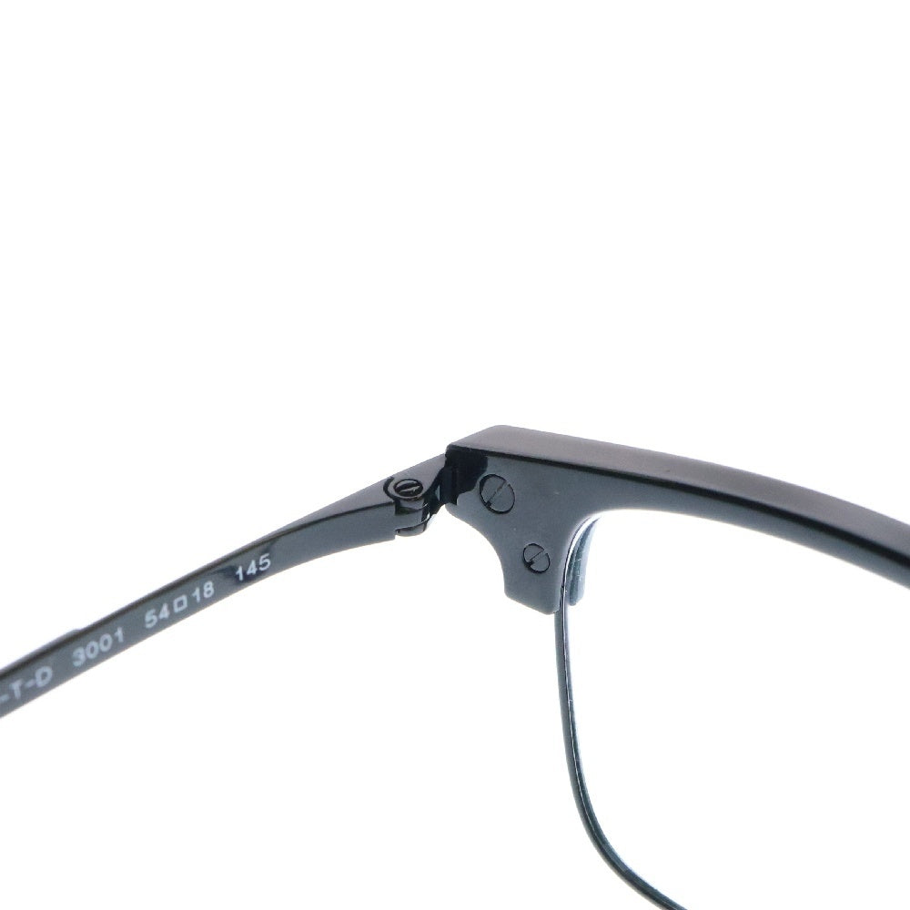 BURBERRY(バーバリー) B 2383-T-D 3001 ライトハバナ フルメタル サーモント ウェリントンフレーム アイウェア メガネ 眼鏡 ブラック 度入り