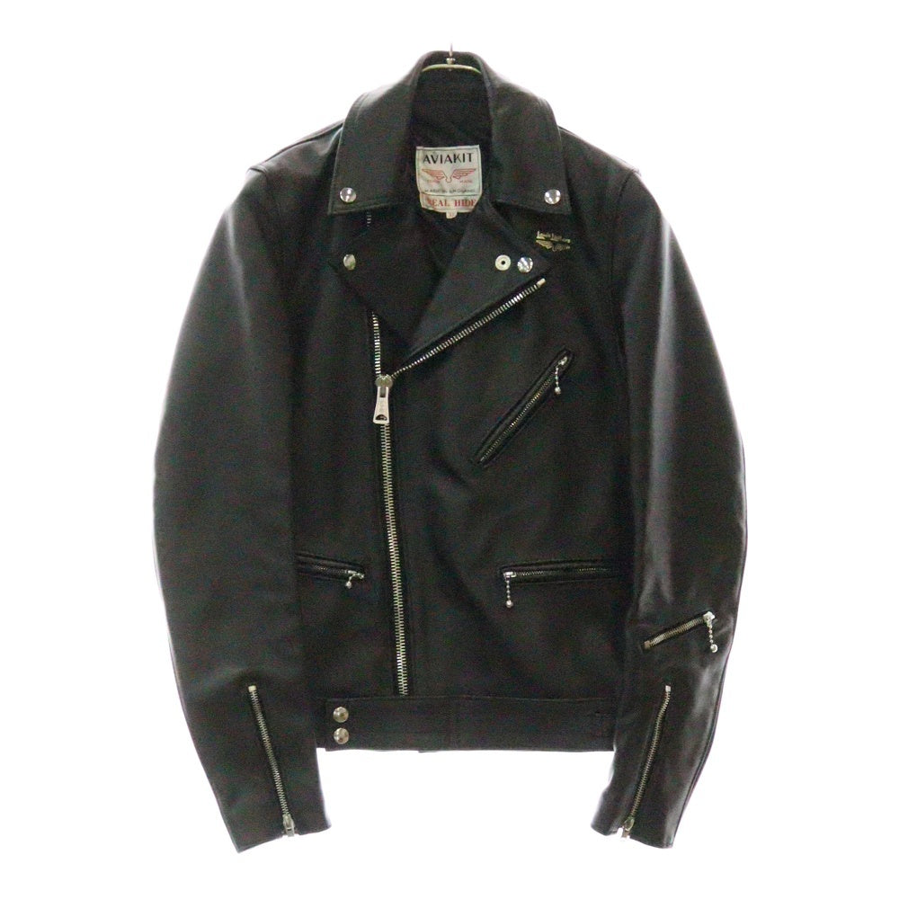 Lewis Leathers(ルイスレザー) 441T CYCLONE TIGHT FIT サイクロン タイトフィット ホースハイド ダブルライダース レザージャケット ブラック
