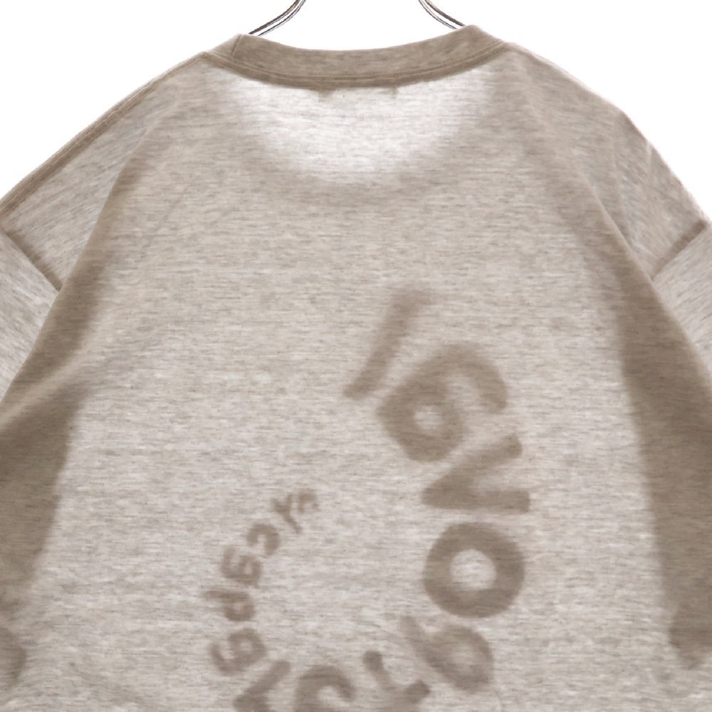 CABARET POVAL(キャバレーポバール) 25SS ロゴプリントTシャツ グレー