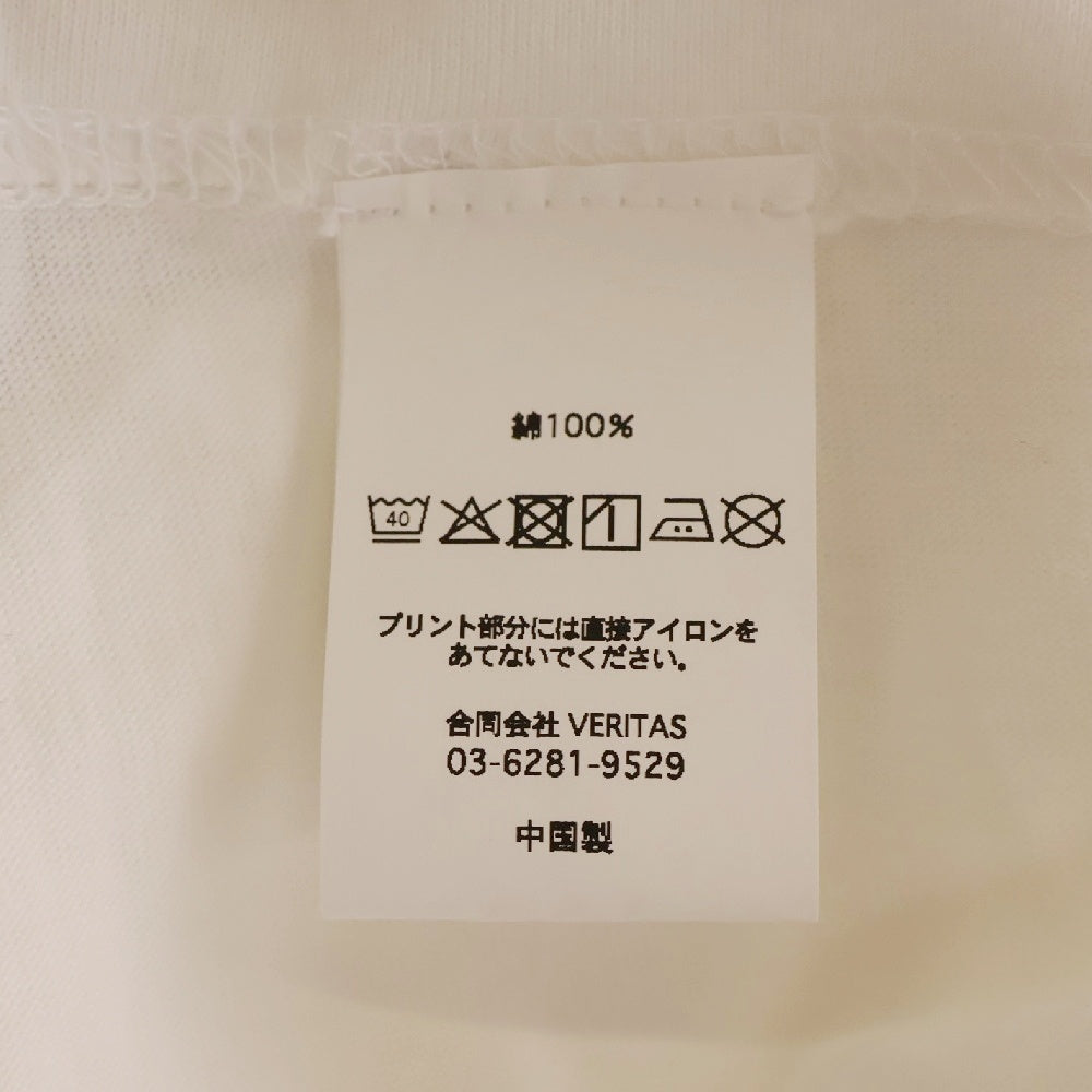 CABARET POVAL(キャバレーポバール) 25SS NO バックロゴプリントTシャツ ホワイト