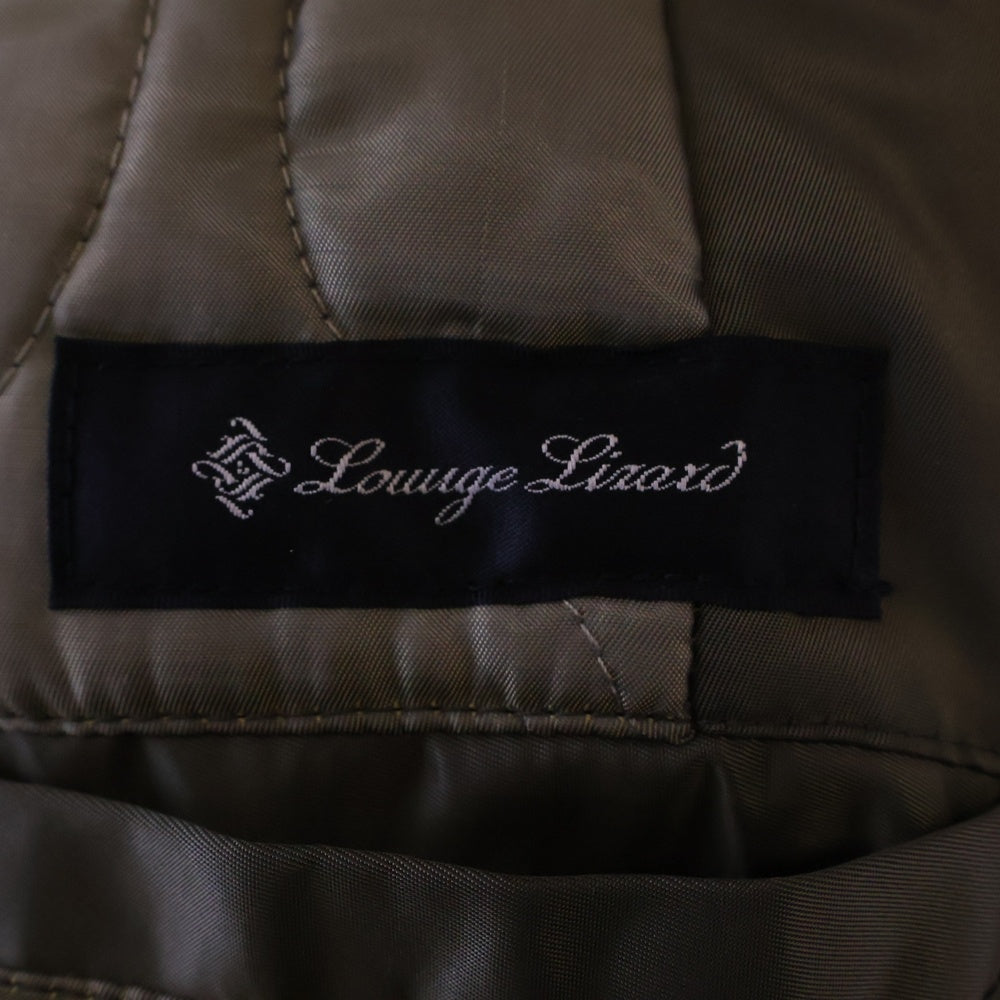 LOUNGE LIZARD(ラウンジリザード) N-2B TYPE ラクーンファー着脱 フライトジャケット カーキ