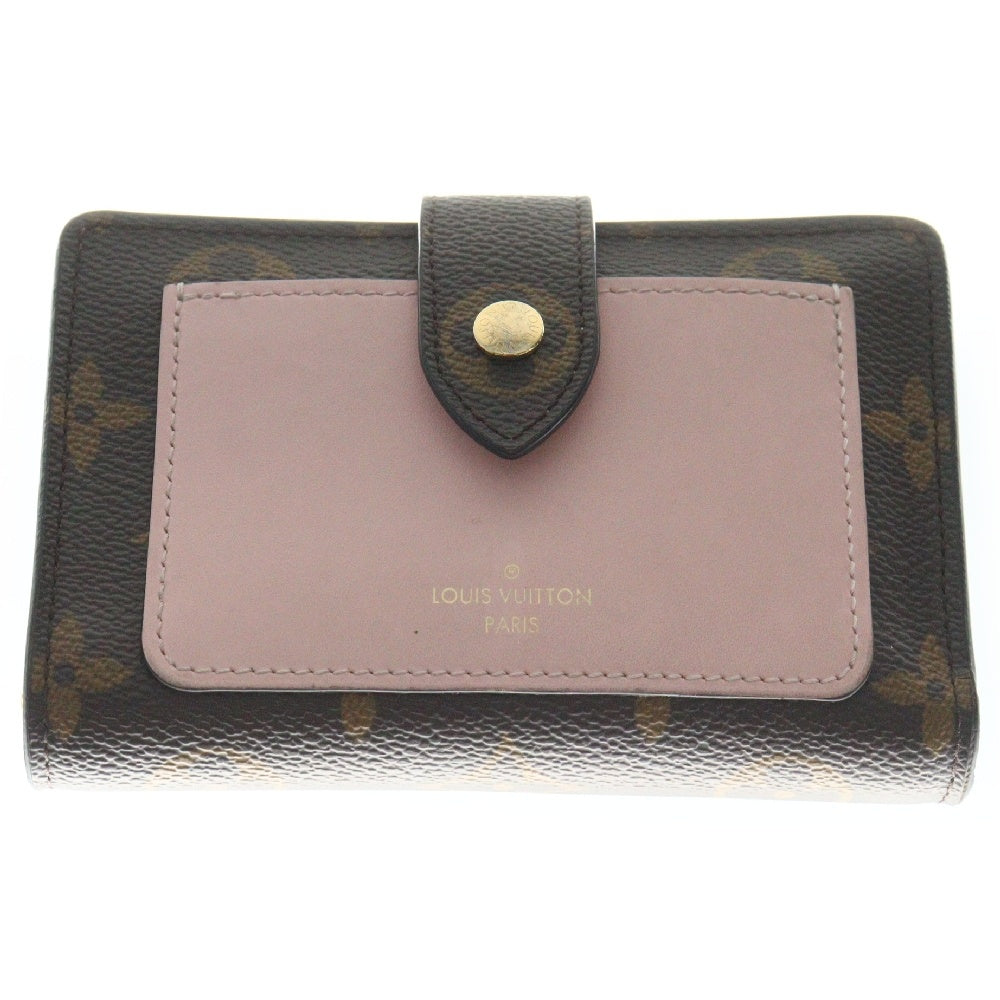 LOUIS VUITTON(ルイヴィトン) ポルトフォイユ ジュリエット コンパクトウォレット 二つ折り財布 ブラウン/ピンク レディース M80973 RFID