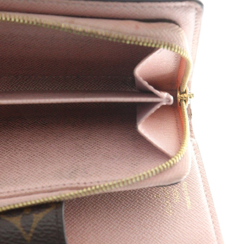 LOUIS VUITTON(ルイヴィトン) ポルトフォイユ ジュリエット コンパクトウォレット 二つ折り財布 ブラウン/ピンク レディース M80973 RFID