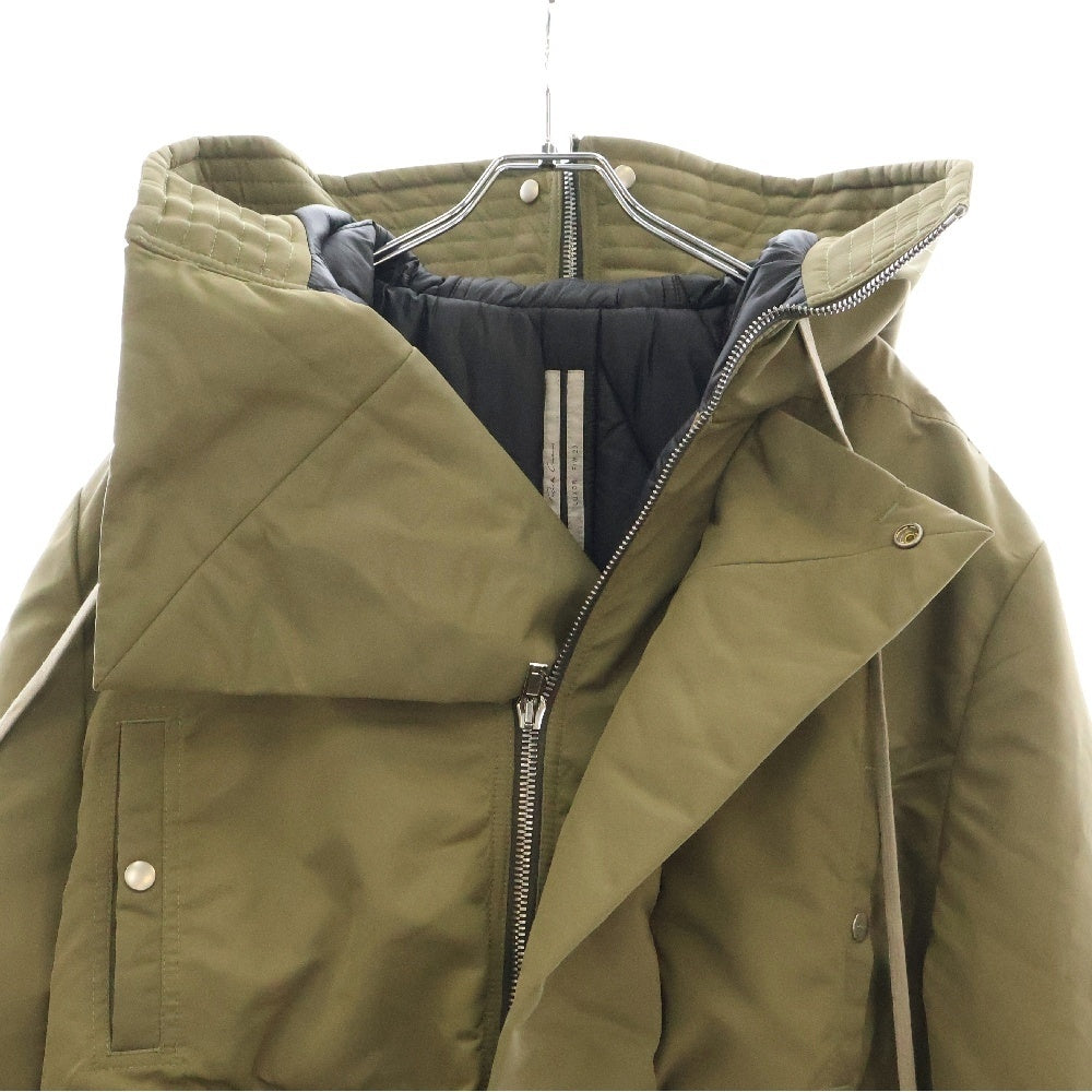 Rick Owens(リックオウエンス) 23AW CROPPED ALICE PARKA JACKET クロップド アリスパーカー ナイロンボンバージャケット カーキ RR02C7713-BR