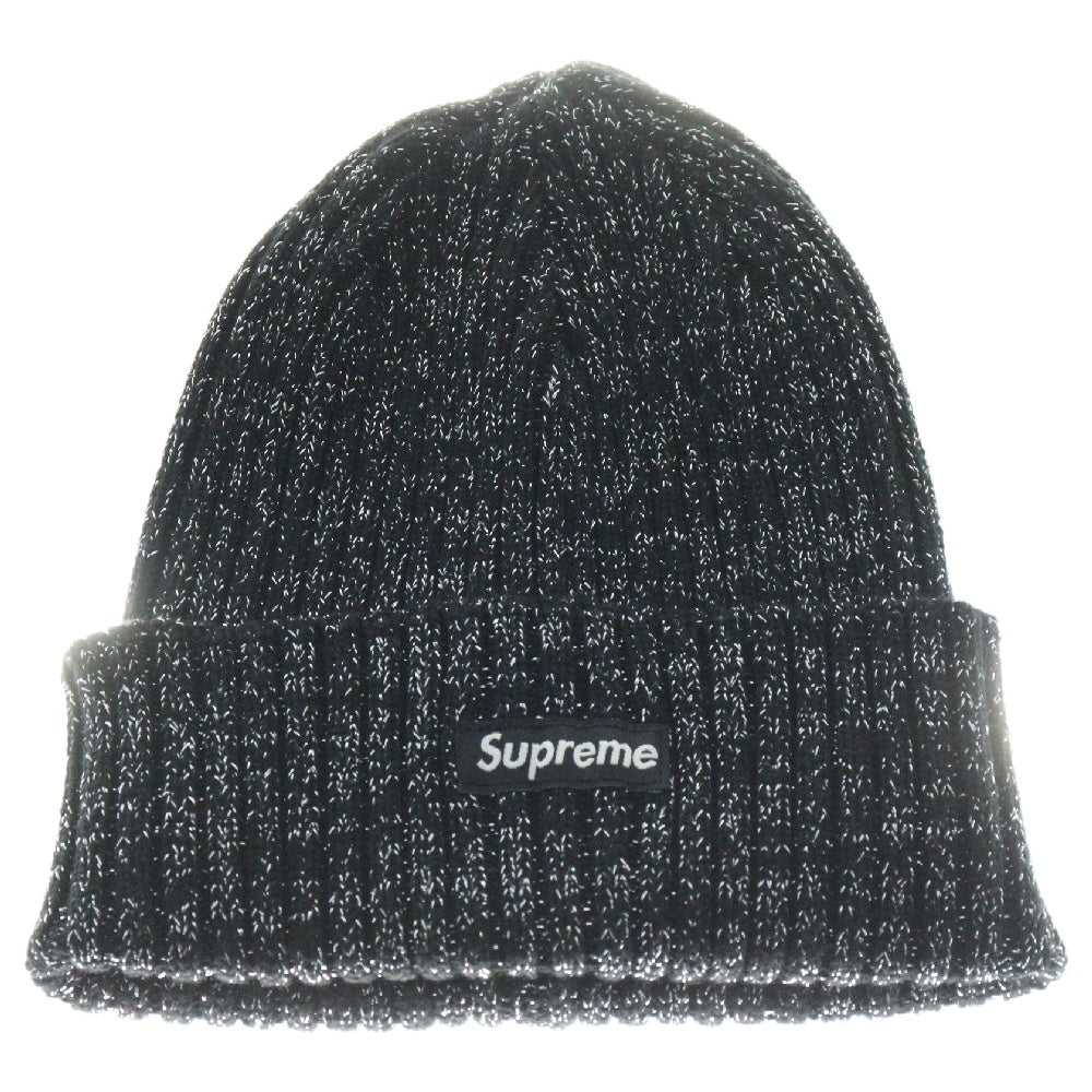 SUPREME(シュプリーム) 25SS Overdyed Beanie Metallic オーバーダイド ビーニー メタリック ニットキャップ 帽子 ブラック