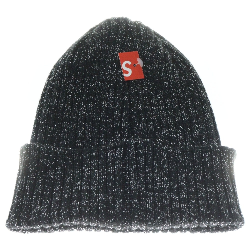 SUPREME(シュプリーム) 25SS Overdyed Beanie Metallic オーバーダイド ビーニー メタリック ニットキャップ 帽子 ブラック