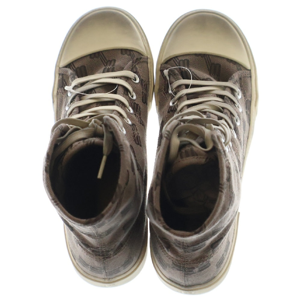 BALENCIAGA(バレンシアガ) PARIS HIGH TOP パリ ハイトップ BBキャンバス ハイカットスニーカーシューズ ブラウン