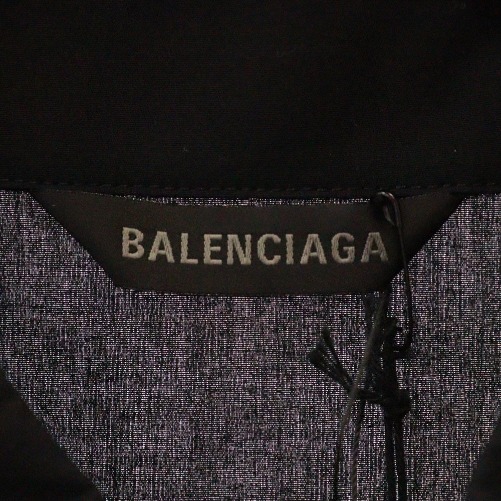 BALENCIAGA(バレンシアガ) Tape L/S Shirt テープロゴ 長袖シャツ ブラック 738760 TNM60