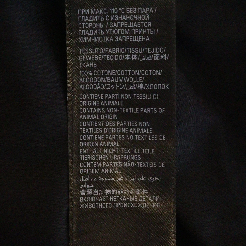 BALENCIAGA(バレンシアガ) Tape L/S Shirt テープロゴ 長袖シャツ ブラック 738760 TNM60