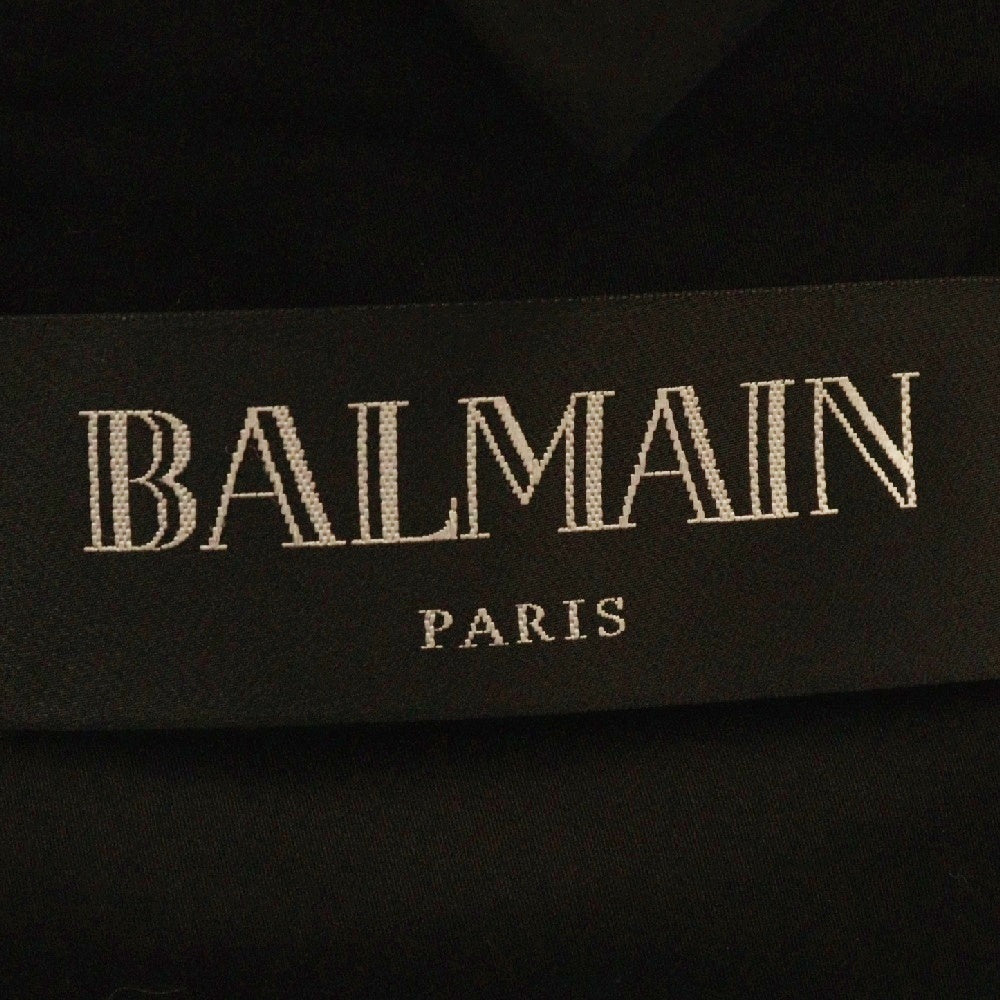 BALMAIN(バルマン) 17SS レースアップ レザー バイカー ジャケット ブラック S7H2011P01