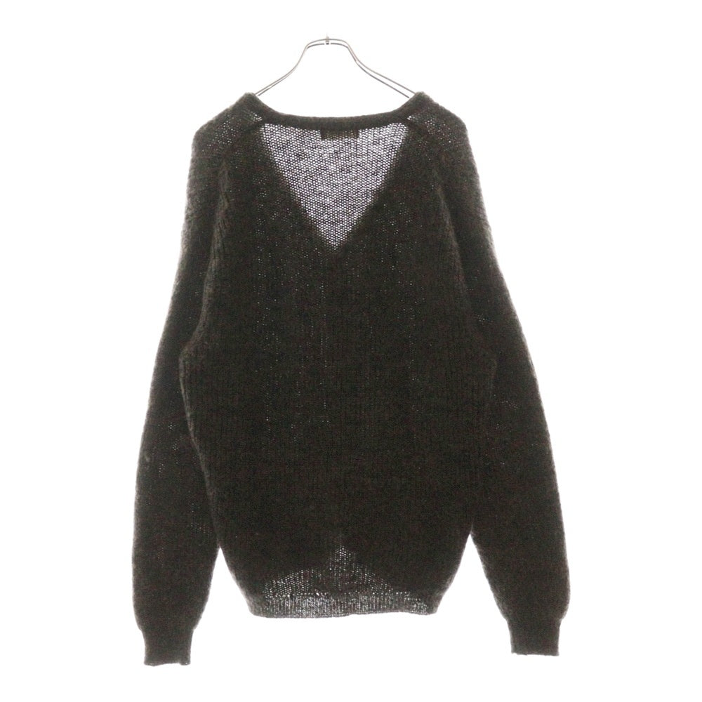 RADIALL(ラディアル) CARDIGAN SWEATER L/S モヘヤ混 ウールニットカーディガン ブラウン RAD-22AW-KNIT002