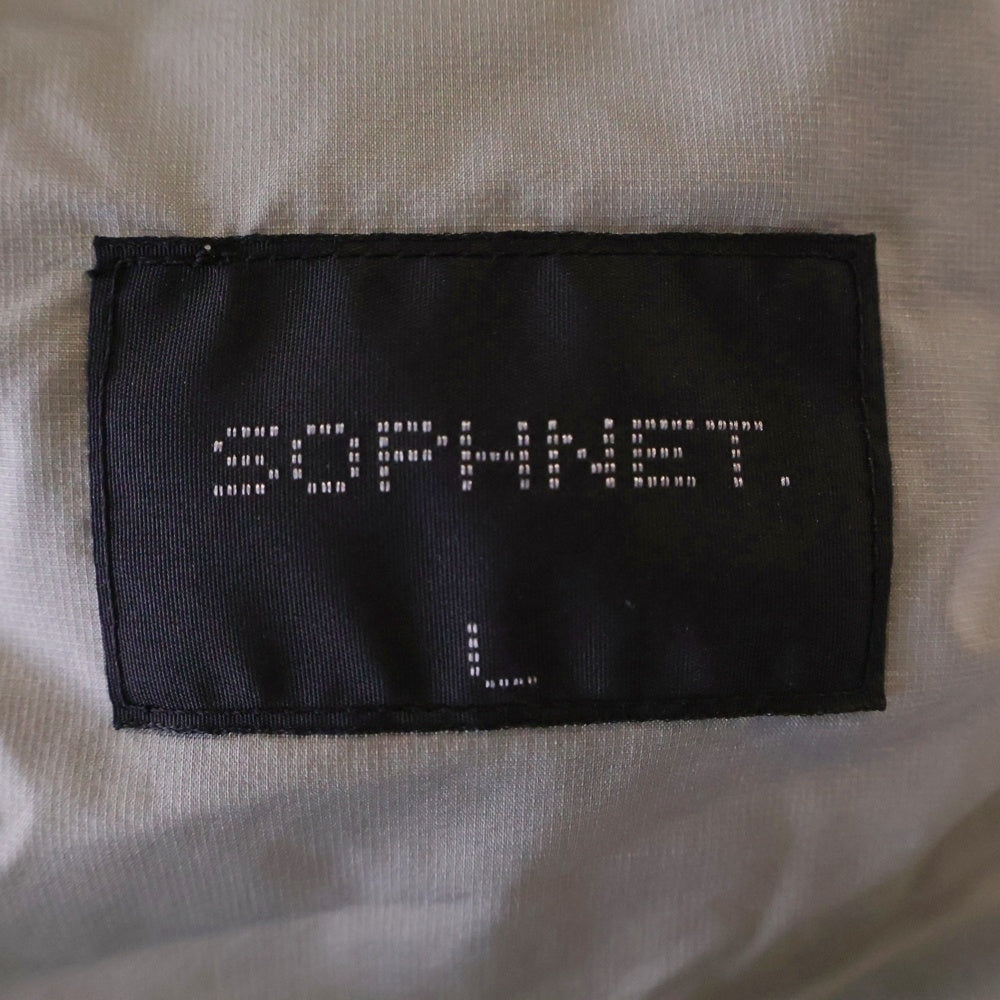 SOPHNET.(ソフネット) 24AW SHADOW RIP STOP DOWN JACKET シャドー リップストップ ダウンジャケット ライトグレー SOPH-242014