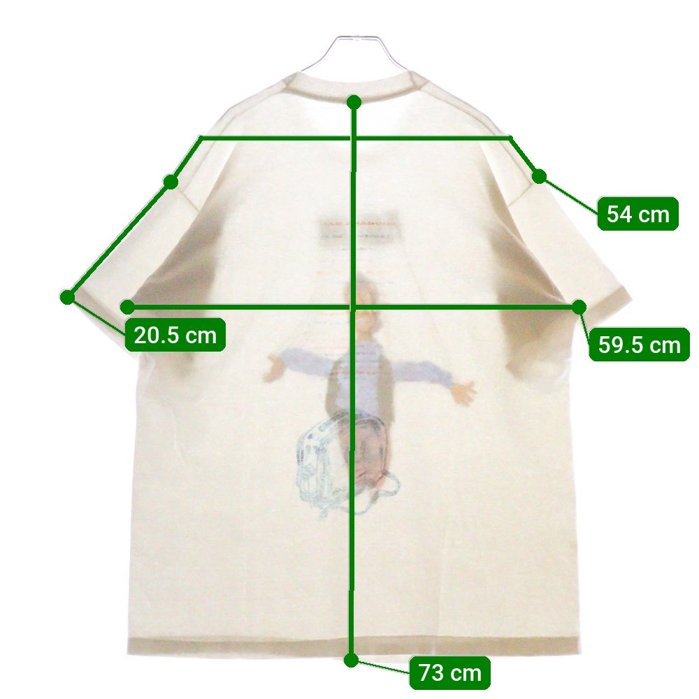 VINTAGE(ヴィンテージ) 90S VINTAGE PEARL JAM FREAK パールジャム フリーク ヴィンテージ 両面プリント半袖Tシャツ カットソー ホワイト