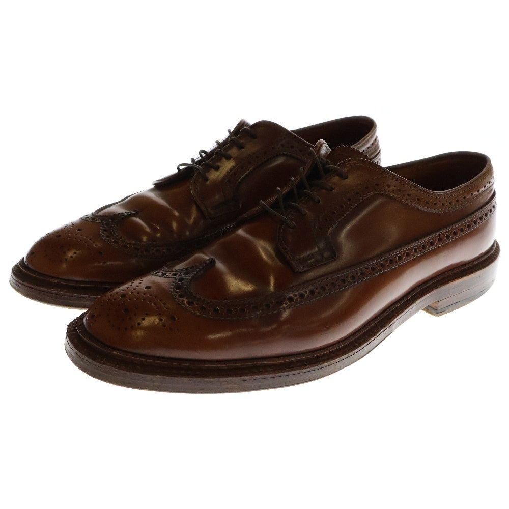 Alden(オールデン) CITI SHOES別注 LWB ロングウイングチップ ブルーチャー コードバンレザーシューズ ウィスキー ブラウン 97891