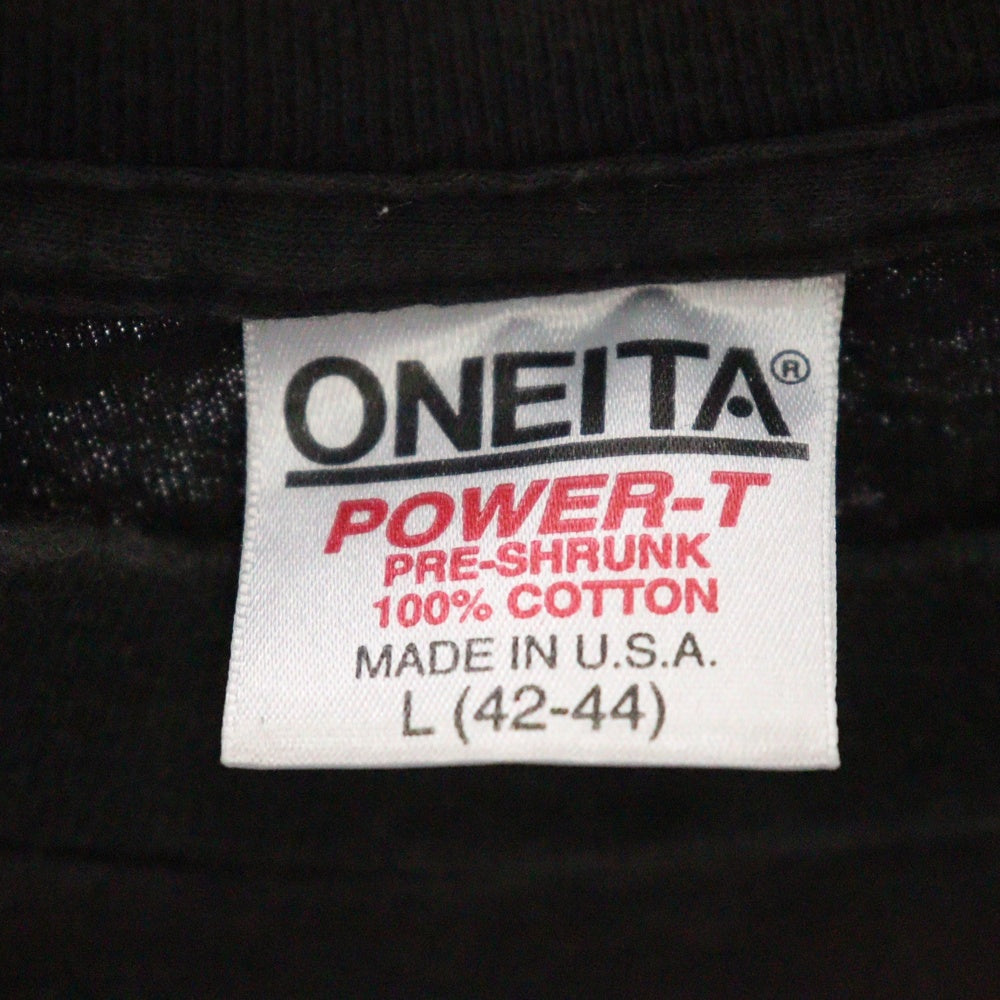 VINTAGE(ヴィンテージ) 90s GUNS N' ROSES 1993 OVP ONEITA ヴィンテージ ガンズ ローズ 半袖Tシャツ ブラック/レッド