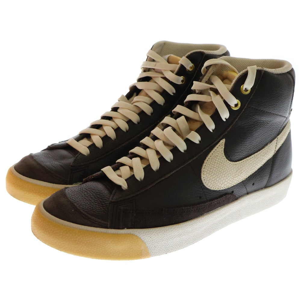 NIKE(ナイキ) BLAZER MID 77 Orewood Brown ブレイザー オリバーウッド ミッドカットスニーカー ブラウン US9.5/27.5cm DC1706-200