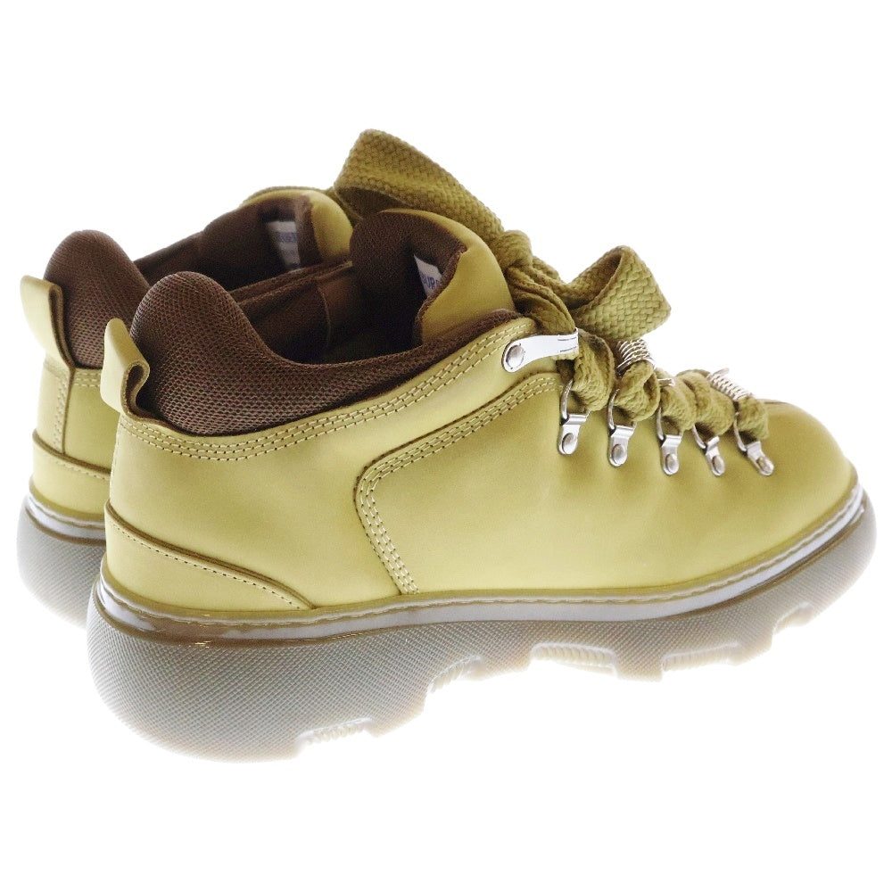 BURBERRY(バーバリー) 24SS ヌバックレザートレッキングブーツ マウンテンブーツ オリーブ