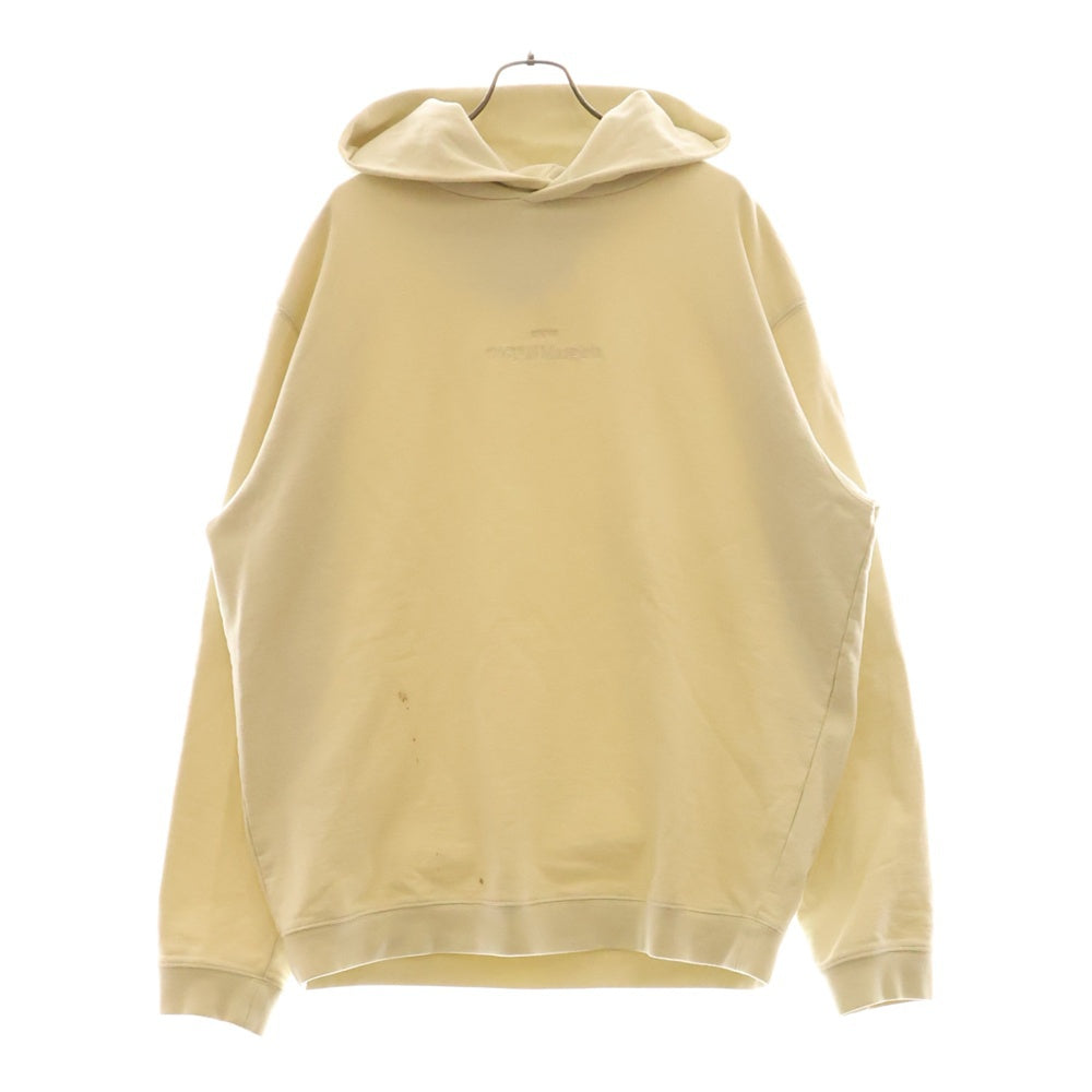 Maison Margiela 10(メゾン マルジェラ) 22SS Reverse Logo Pullover Parka リバースロゴ スウェットプルオーバーパーカー アイボリー S50GU0191