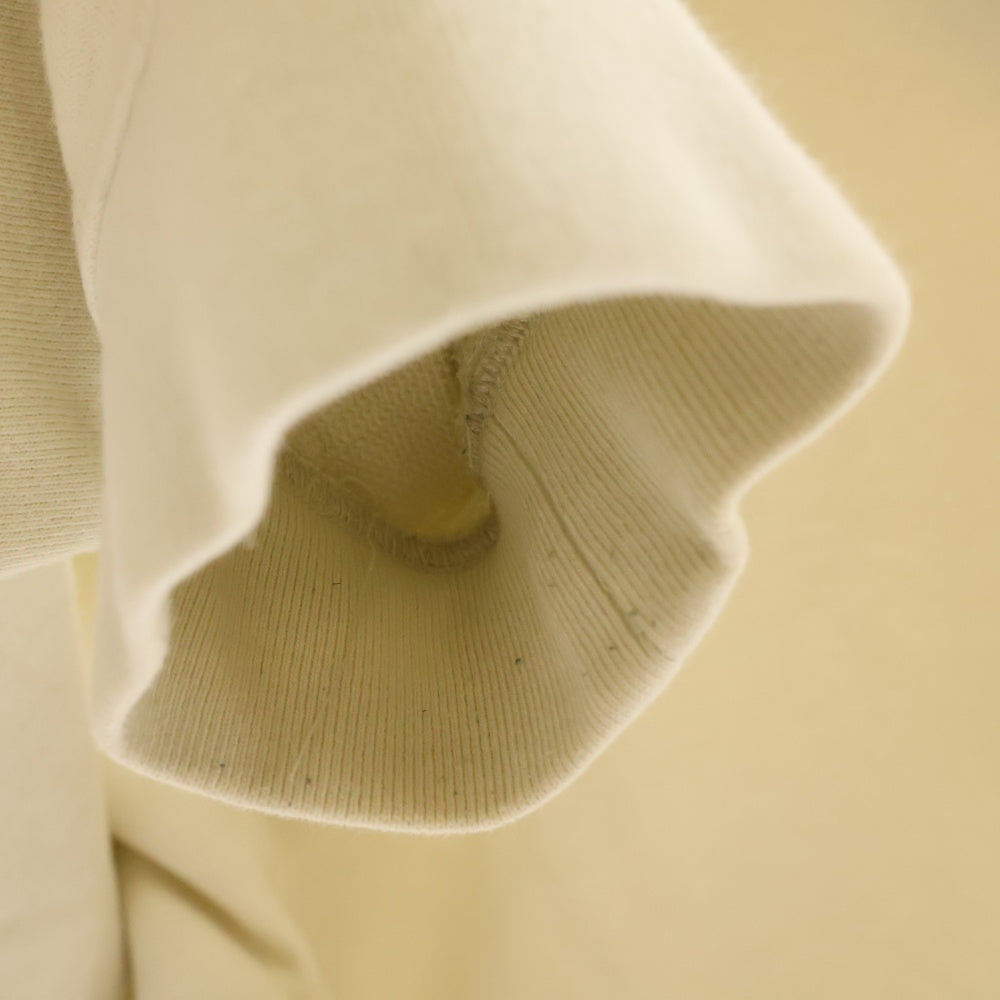 Maison Margiela 10(メゾン マルジェラ) 22SS Reverse Logo Pullover Parka リバースロゴ スウェットプルオーバーパーカー アイボリー S50GU0191
