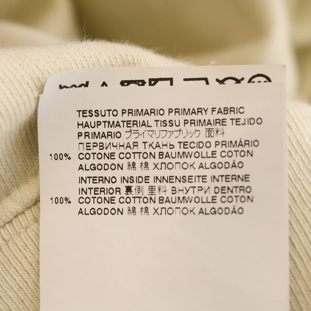 Maison Margiela 10(メゾン マルジェラ) 22SS Reverse Logo Pullover Parka リバースロゴ スウェットプルオーバーパーカー アイボリー S50GU0191