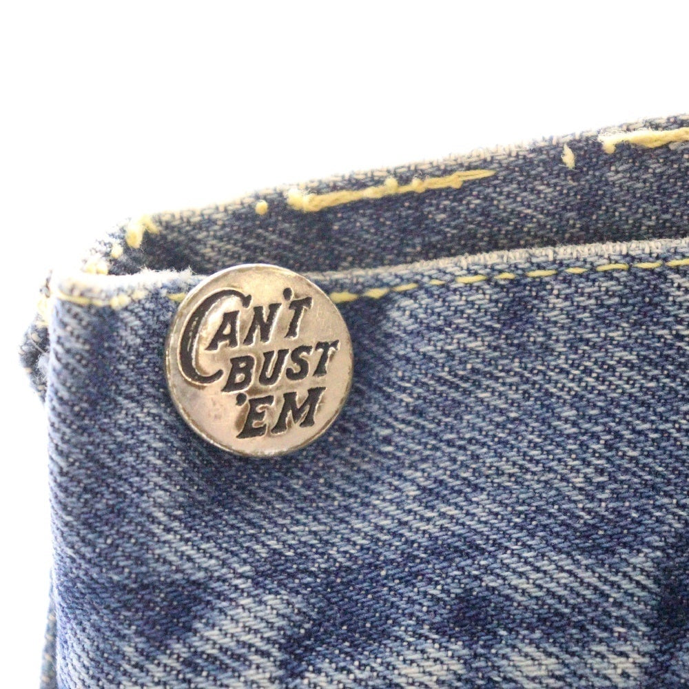 CAN'T BUST'EM(キャントバステム) 40-50S VINTAGE ヴィンテージ サスペンダーボタン デニム ペインターパンツ インディゴ
