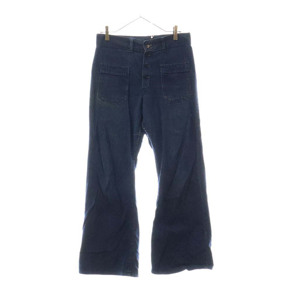 Wrangler(ラングラー) 80S VINTAGE USA製 デニム セーラーパンツ フレアパンツ インディゴ