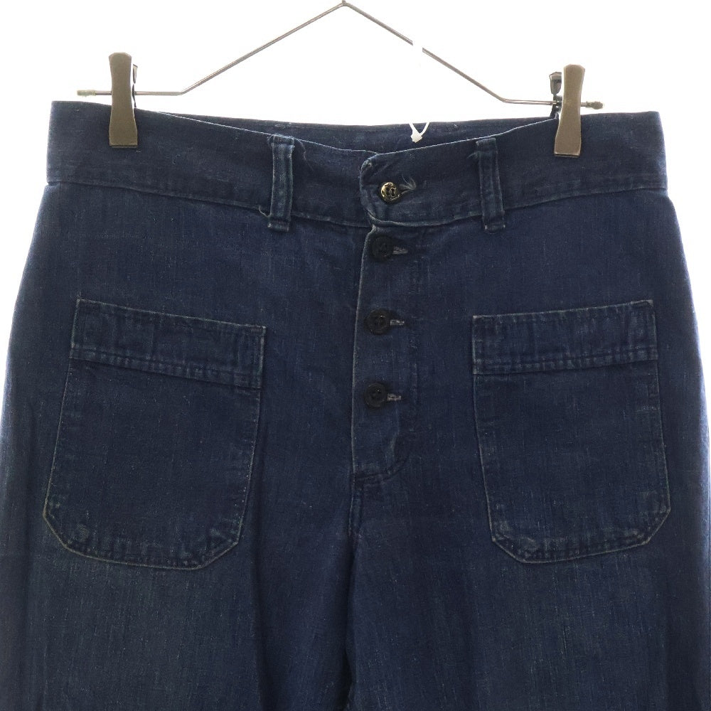 Wrangler(ラングラー) 80S VINTAGE USA製 デニム セーラーパンツ フレアパンツ インディゴ