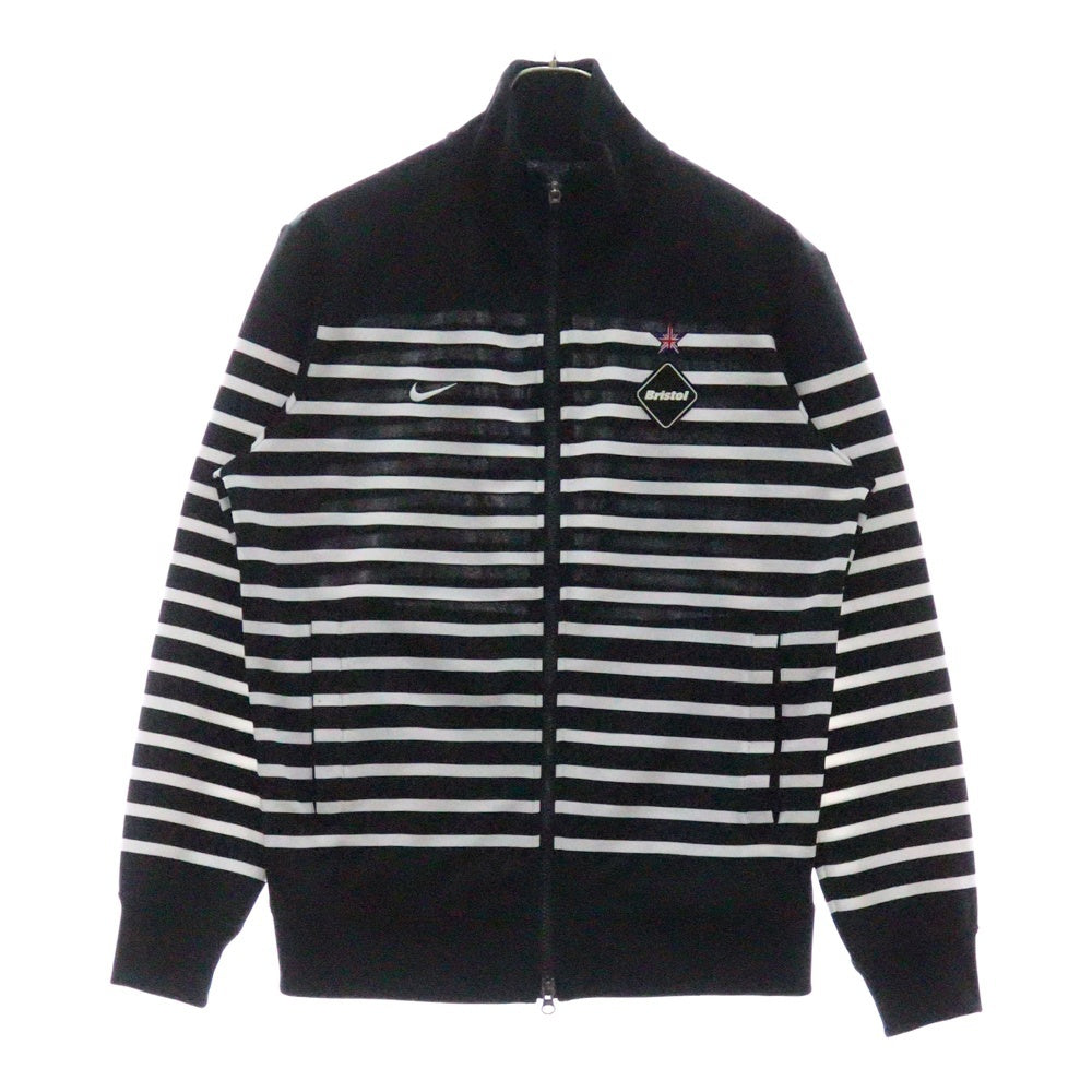 F.C.R.B./F.C.Real Bristol/FCRB(エフシーアールビー/エフシーレアルブリストル) ×NIKE BORDER PDK JKT ナイキ ボーダー トラック ジャケット ブラック/ホワイト 503122-010