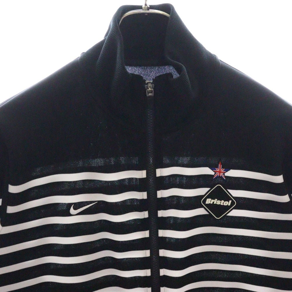 F.C.R.B./F.C.Real Bristol/FCRB(エフシーアールビー/エフシーレアルブリストル) ×NIKE BORDER PDK JKT ナイキ ボーダー トラック ジャケット ブラック/ホワイト 503122-010