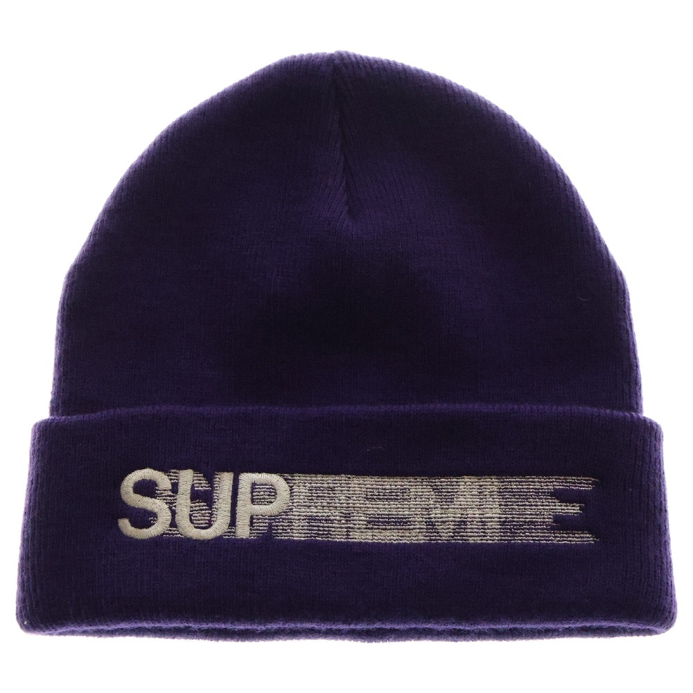 SUPREME(シュプリーム) 20SS Motion Logo Beanie モーションロゴ アクリルニット ビーニー 帽子 パープル