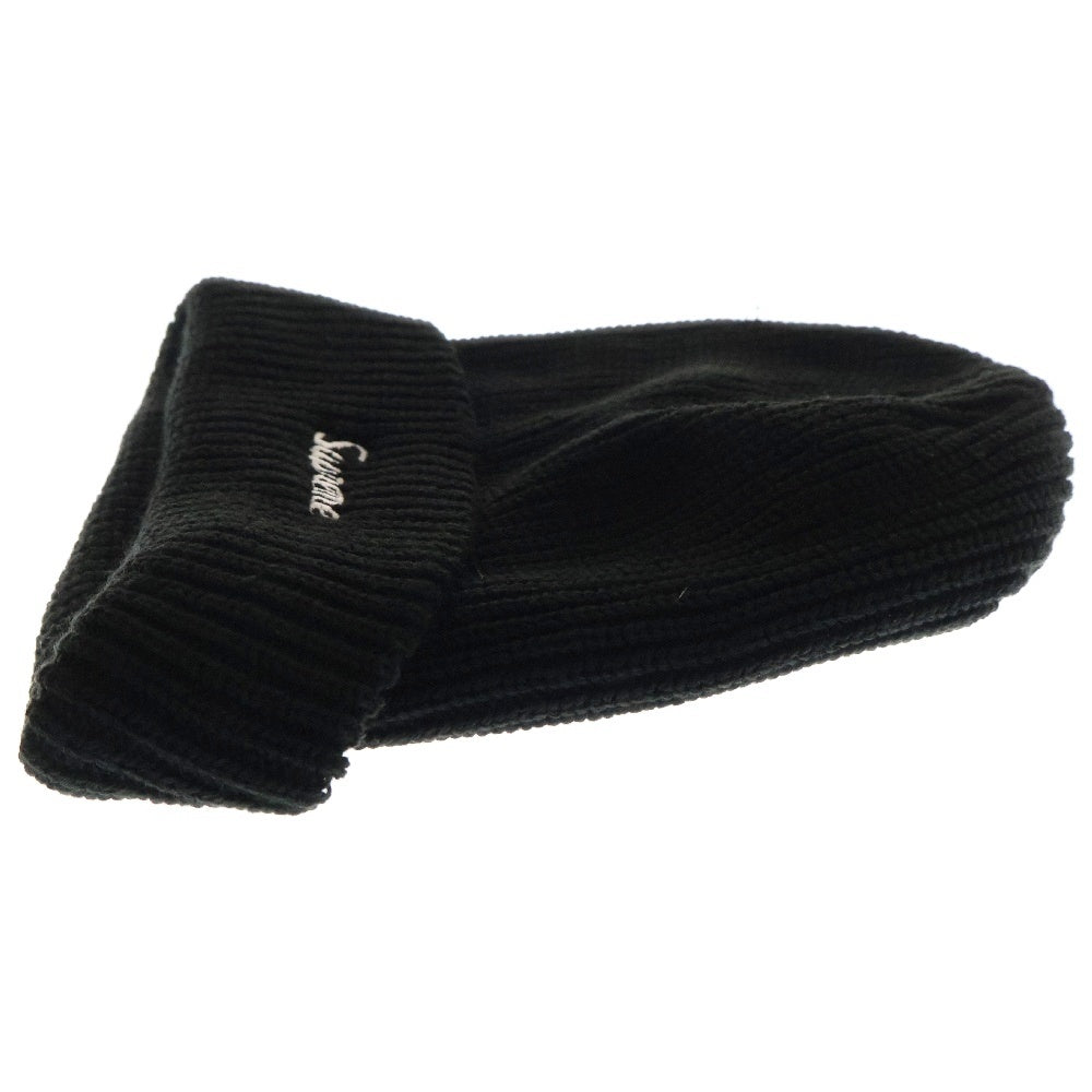 SUPREME(シュプリーム) 22AW Loose Gauge Beanie ルーズゲージ アクリルニット ビーニー 帽子 ブラック