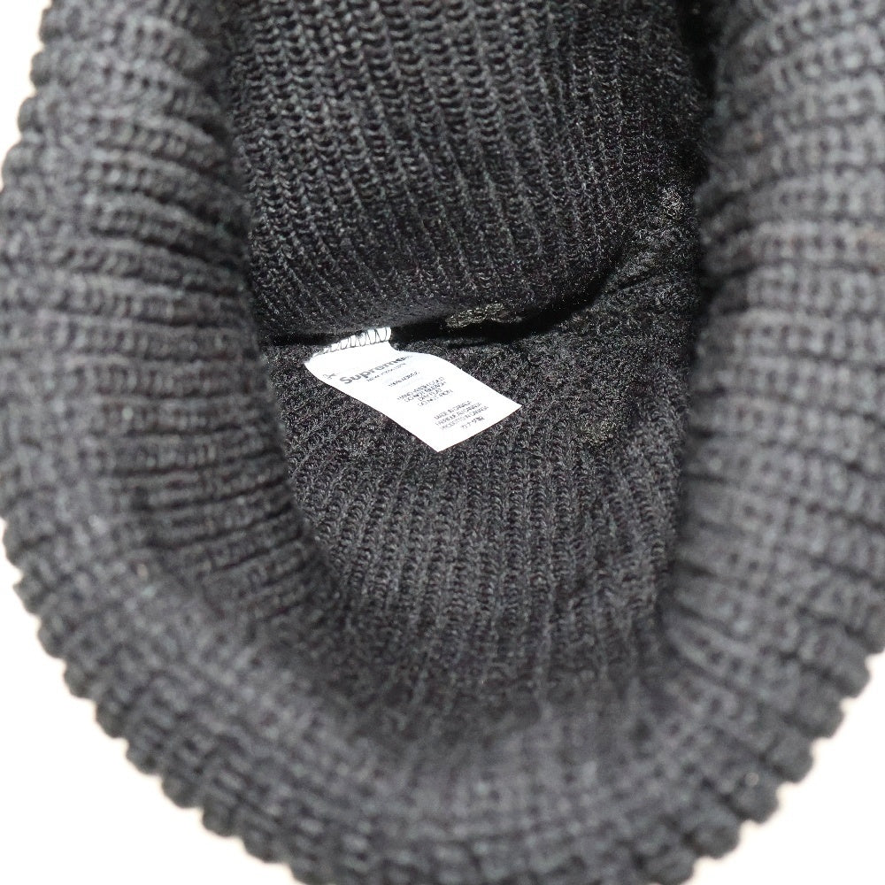 SUPREME(シュプリーム) 22AW Loose Gauge Beanie ルーズゲージ アクリルニット ビーニー 帽子 ブラック